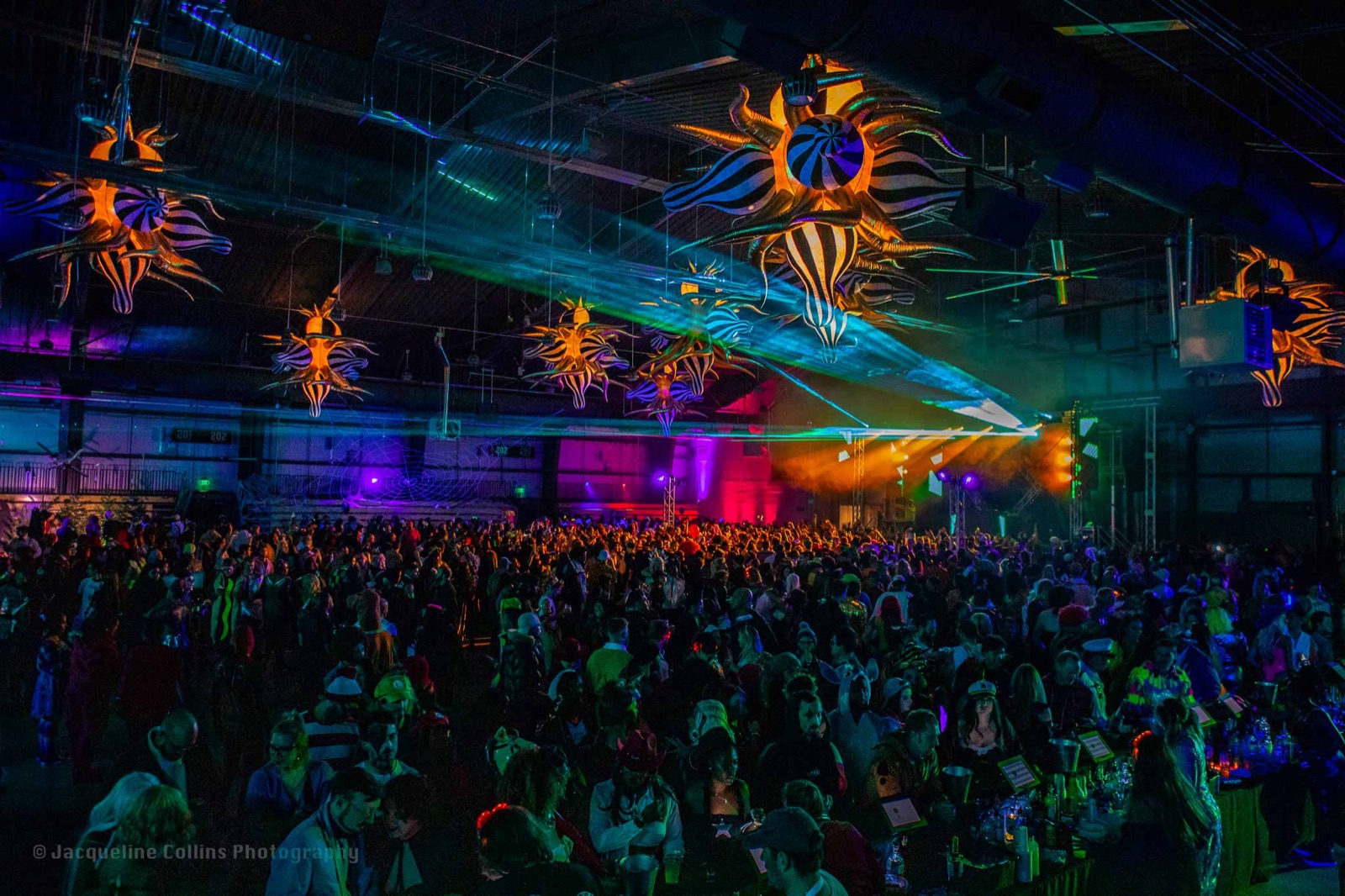 Dance floor at a Denver Halloween club night — Coloween
