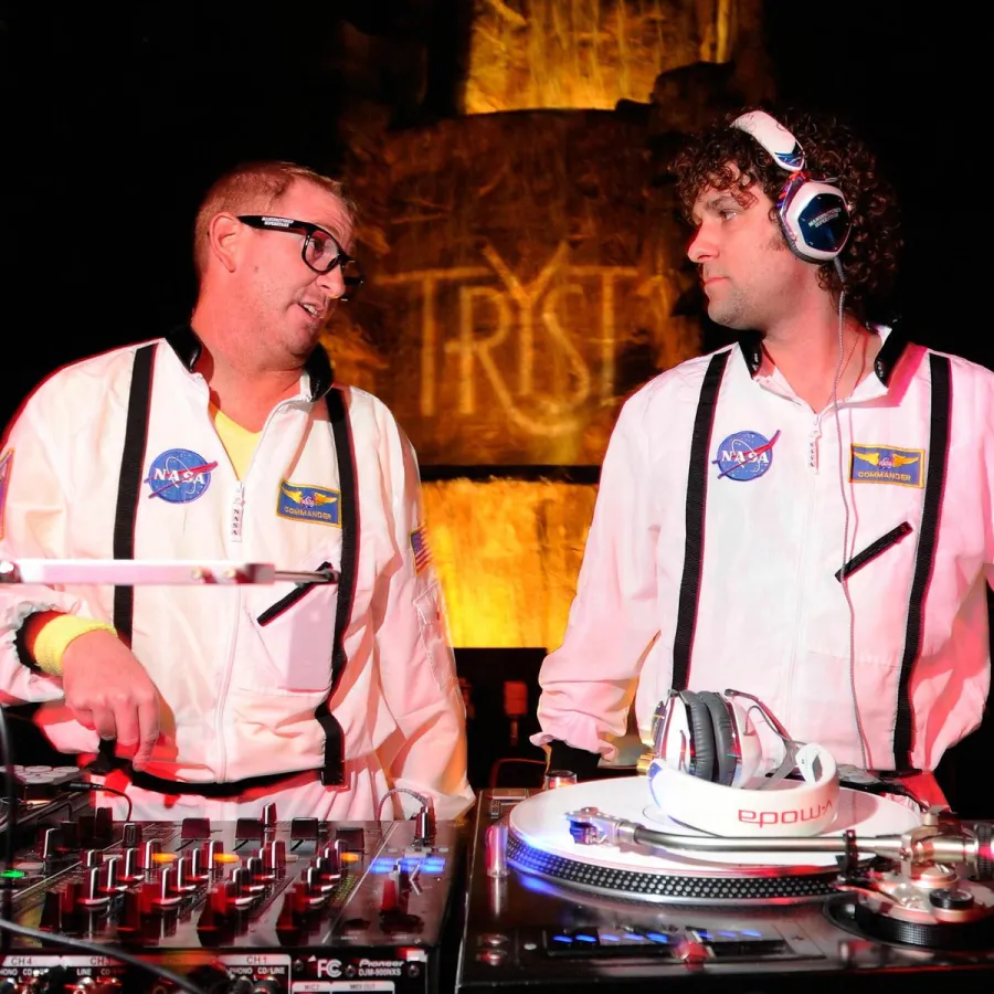 Manufactured Superstars, Brad Roulier and Shawn Sabo, DJing at Tryst