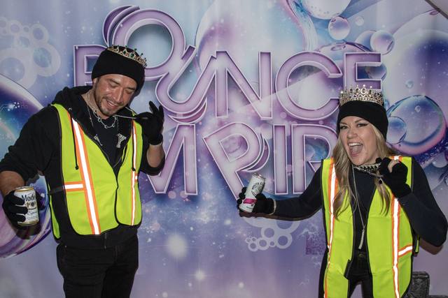 Halloween night 2025 at Bounce Empire, the Coloween takeover of the indoor inflatable park