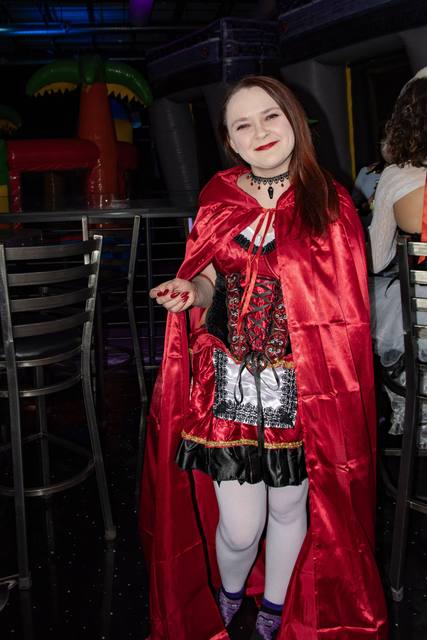 Costumes and crowd at Coloween 2025, the 18th annual Coloween at Bounce Empire