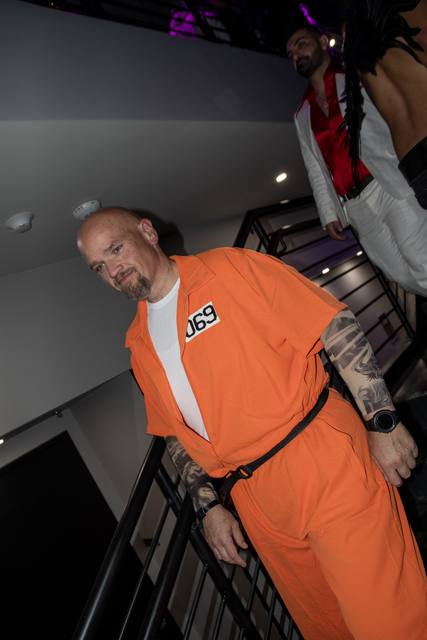 Halloween night 2025 at Bounce Empire, the Coloween takeover of the indoor inflatable park