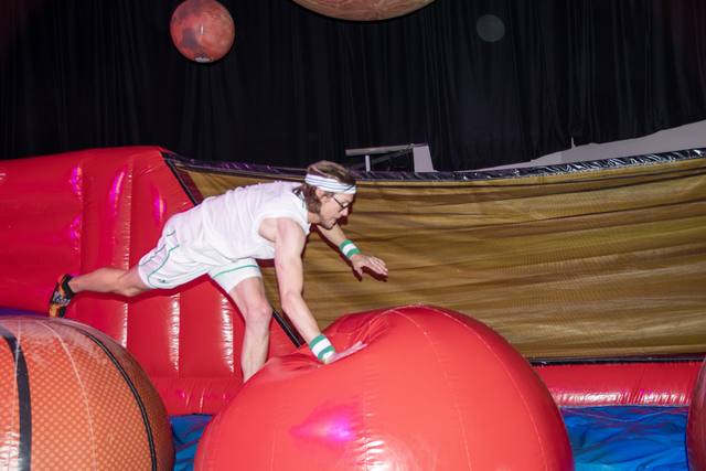 Halloween night 2025 at Bounce Empire, the Coloween takeover of the indoor inflatable park