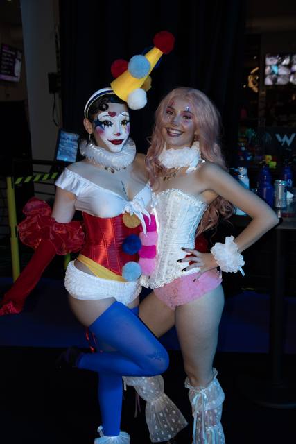Costumes and crowd at Coloween 2025, the 18th annual Coloween at Bounce Empire